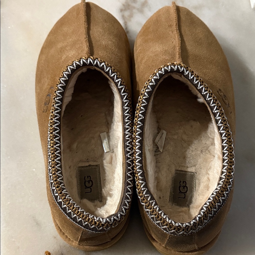 UGG Tan Suede Slip-Ons